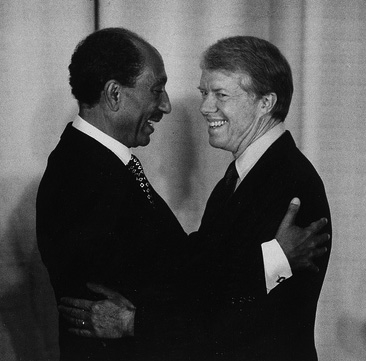  Anwar el-Sadat and Jimmy Carter