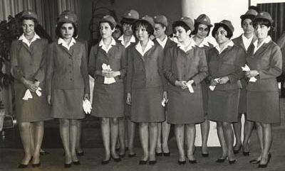 Photo of Turkish Airline hostesses in 1947