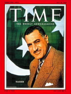 Gamal Abdel Nasser, TIME Magazine, 28. Juli 1958